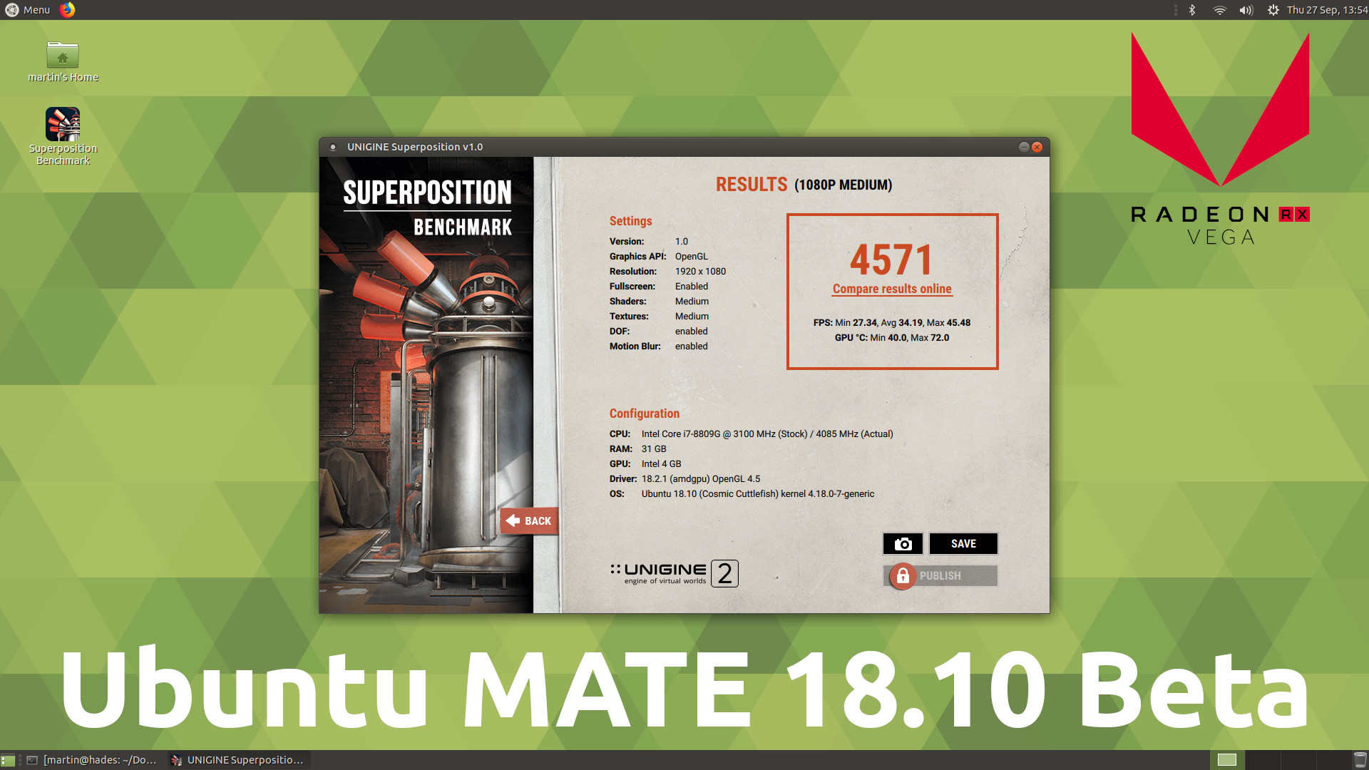 Ubuntu MATE 18.10 Beta