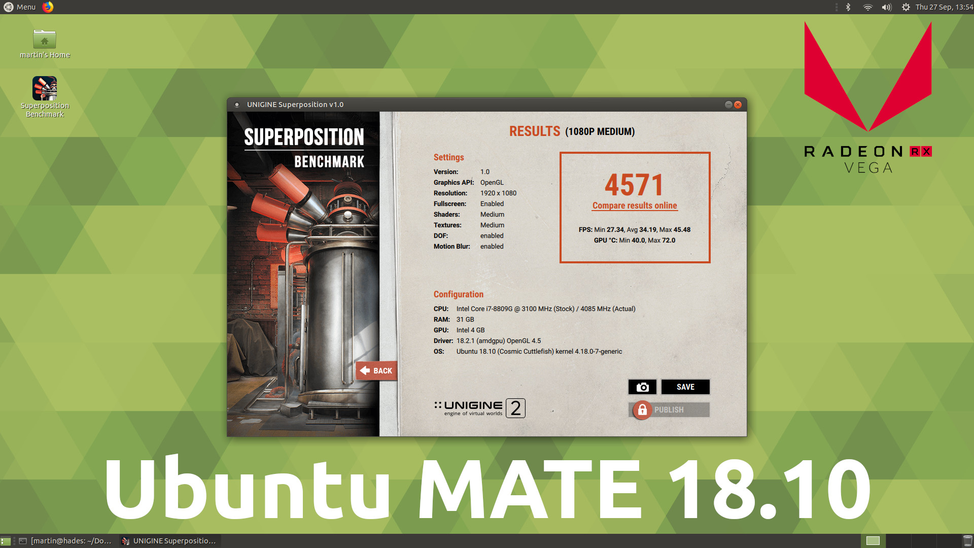 intel graphics - How to specify the GPU to be benchmarked by Unigine  Superposition? - Ask Ubuntu