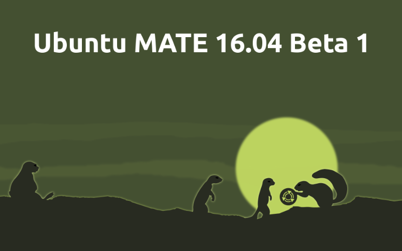 Ubuntu MATE 16.04 Beta 1
